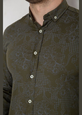 Сорочка чоловіча з принтом, колір синій, Ager (315318486)