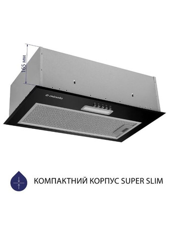 Витяжка HBI 5614 BL 1000 LED MINOLA (356139601)
