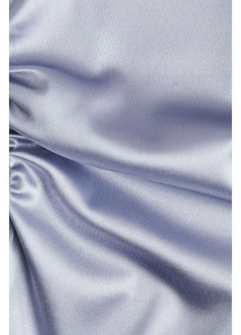 Світло-блакитна святковий, коктейльна, карнавальний, відвертий, повсякденний, кежуал, вечірня стильна міні сукня блакитна сукня-комбінація, а-силует H&M