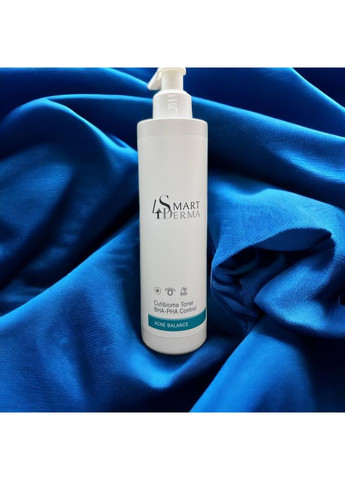Smart4Derma Себорегулирующий мультикислотный тонер для жирной кожи Cutibiome 250 мл — Крем, Украина (354822046)