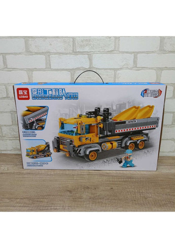 Конструктор 2в1 Автобетономішалка та самоскид, 519 деталей (ДК-16) No Brand (357494748)