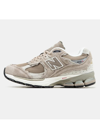 Бежевые демисезонные кроссовки мужские new balance 2002r biege нью беланс 2002r No Brand