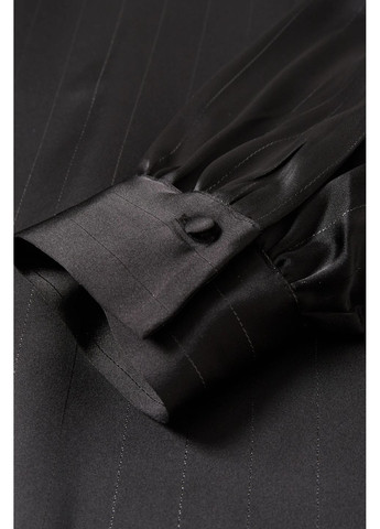 Чорна атласна блуза C&A