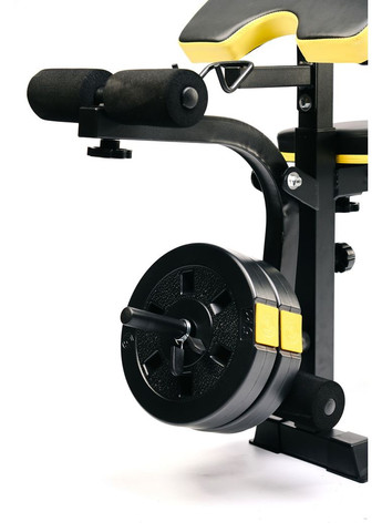 Скамейка тренировочная WB-004 для жима со стойкой под штангу и партой Скотта Besport (360801970)