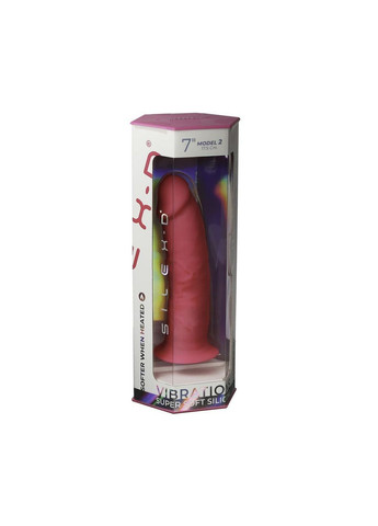Фаллоимитатор с вибрацией Henry Vibro Pink (MODEL 2 size 7in) + LRS, диаметр 4,4 см Silexd (370202957)