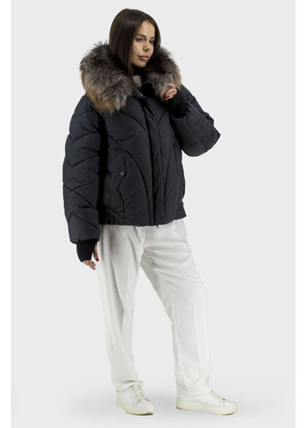 Чорний зимній Пуховик No Brand