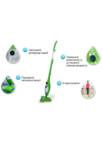 Універсальна парова швабра Steam Cleaner X5 MOP 5 в 1 Digital (391022690)