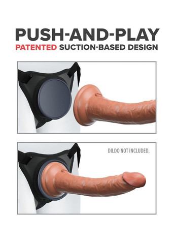 Трусики для страпону Body Dock Elite чорні Pipedream (327875963)