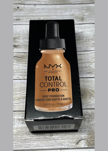 Тональна основа NYX Professional Total Control Pro Drop Foundation (13 мл) Nutmeg (TCPDF 16.5) NYX Professional Makeup (280266086)