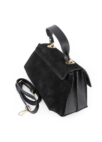 Сумка жіноча замшева 04062 чорна Virginia Conti (362219362)