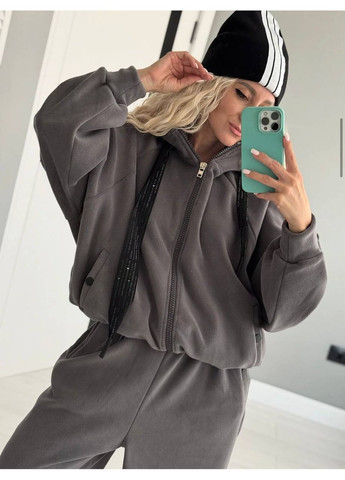 Флісовий костюм зимовий двосторонній фліс Полар Туреччина з капюшоном кофта,штани Україна (363236737)