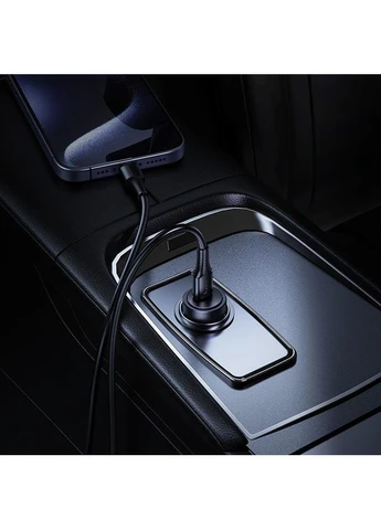 Адаптер автомобільний C to C cable Energy single port PD car charger Z62A |1Type-C, 30W/3A, PD/QC| Hoco (368903571)