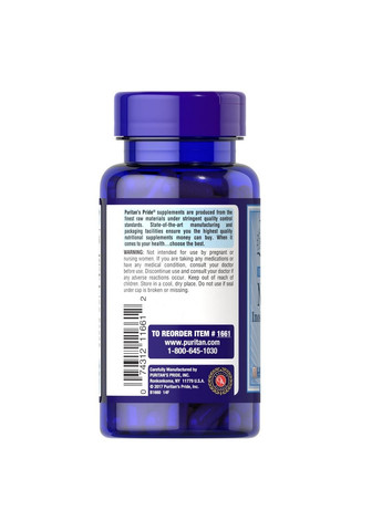 Витамины и минералы Niacin 500 mg Flush Free, 100 капсул Puritans Pride (293481816)