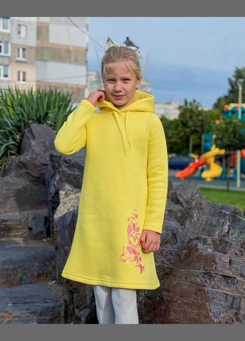 Жёлтое платье для девочки hc (h001-6182-025-33) No Brand (290112590)