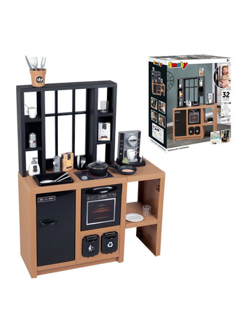 Інтерактивна кухня Лофт з кавоваркою, аксесуарами та звуковим ефектом () Smoby 312600 (370598526)