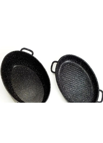 Гусятниця з кришкою-гриль 8 л EB-9172 мармурове покриття (EB-9172) Edenberg (366220150)