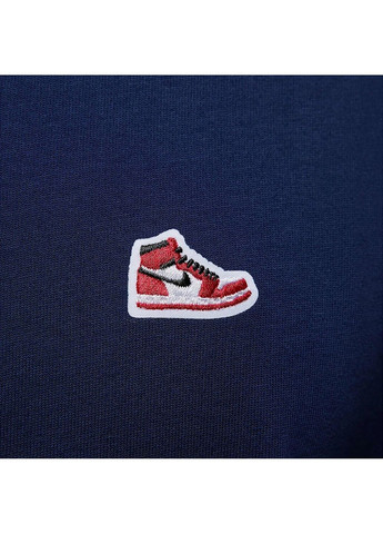 Синяя мужская футболка brnd br sr pch ss crw blue Air Jordan