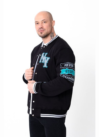 Чорна зимня бомбер чоловічий (p-16103) Носи своє