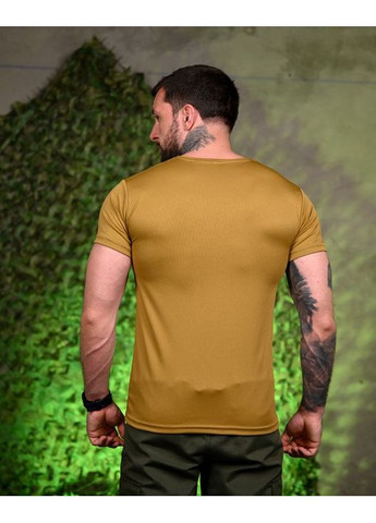 Тактична чоловіча футболка Двіжуй койот No Brand (352729682)