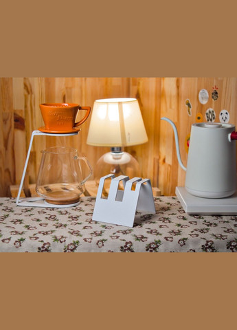 Підставка тримач Mr. Heavy для кавових фільтрів Біла (R-300229-VS) No Brand (314455042)