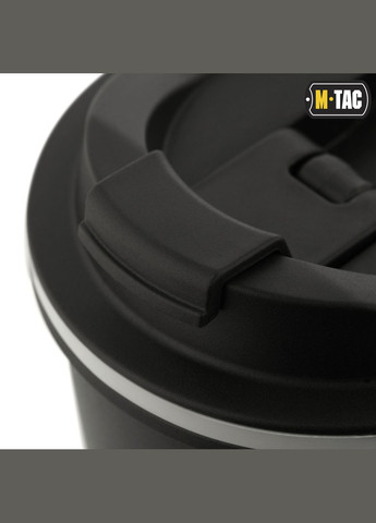 Термокружка з клапаном 450 мл чорна M-TAC (303262301)