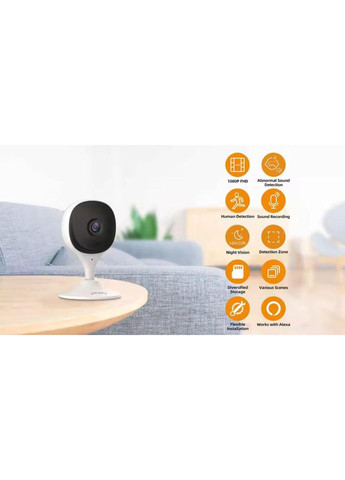 Внутренняя Wi-Fi видеокамера Cue 2E 3MP IMOU (363039511)