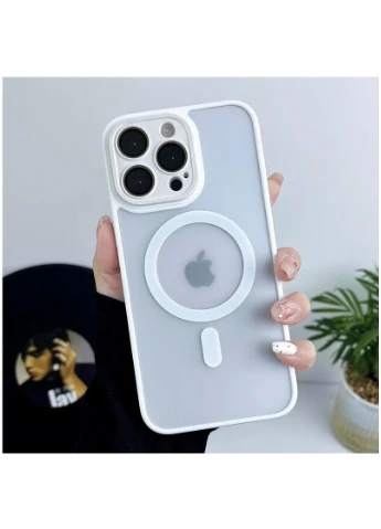 Чохол силіконовий MagSafe захист камери для iPhone 15 Pro Max фіолетовий Case (370165601)