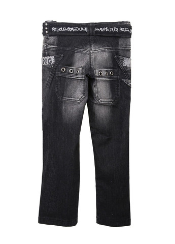 Серые демисезонные джинсы Puledro