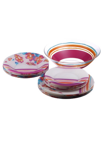 Столовый сервиз 19 предметов разноцветный Victoire H3540 Luminarc (350935129)