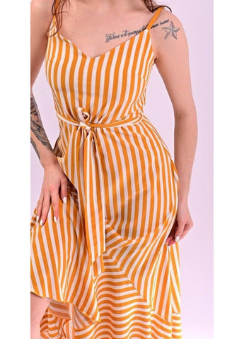 Жовтий сукня жіноча смужка жовта Fiesta