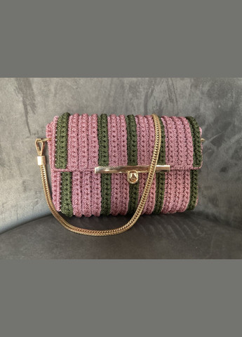 Вʼязана сумочка "Смуги" ручна робота No Brand (331162985)