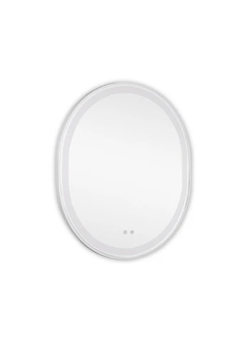 Дзеркало Gemini 800х700 з LED-підсвічуванням Touch, з антизапотіванням, з димером, рег. темп. кольору (3000-6500K) Qtap (397084648)