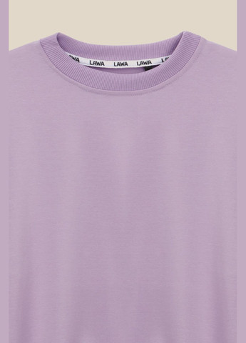 LAWA світшот однотонний для дівчинки gbc02322 146 см shop (2000991041752) однотонний бузковий повсякденний бавовна, поліестер, еластан