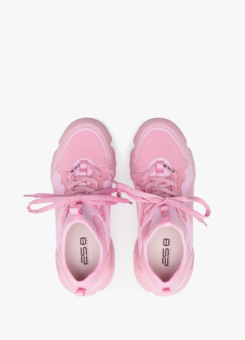 Розовые демисезонные кросівки ES8