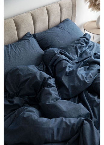 Постельное белье вареный хлопок "Белый" Семейный, Простыня на резинке, наволочки 50х70 IN.HOME_UA (371141791)