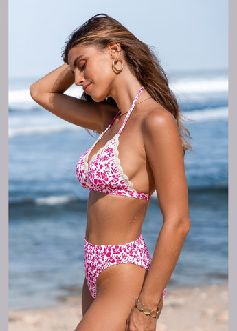 Малиновый летний купальник CUPSHE