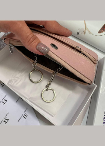 Жіноча шкіряна пудрова ключниця (405) No Brand (322156820)