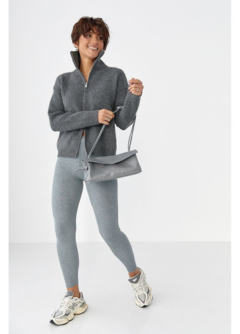 Женские трикотажные лосины - черный цвет Lurex (370602183)