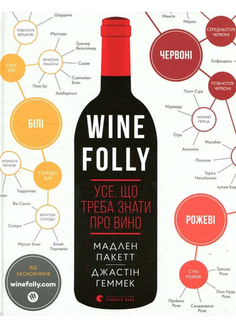 Книга Wine Folly. Все, що треба знати про вино Джастін Хеммек; Мадлен Пакетт 2018р 240 с Видавництво Старого Лева (293060892)