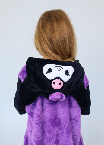 Кігурумі піжама Куромі дитяча фіолетова тепла плюшева Lalapka (367102349)