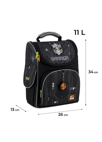 Школьный каркасный рюкзак Education 5001S-8 Warrior 11л (GO25-5001S-8) GoPack (335405171)