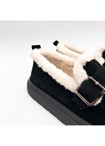 Черные мокасины (р) замша 0-1-1-420-1 Danler