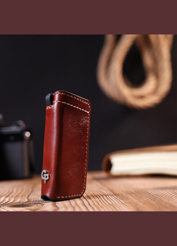 Зручна шкіряна ключниця Grande Pelle коричнева (sku_11392) No Brand (327819625)