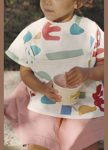 Нагрудник-фартук с разноцветными рукавами () Beaba 913576 (328261195)