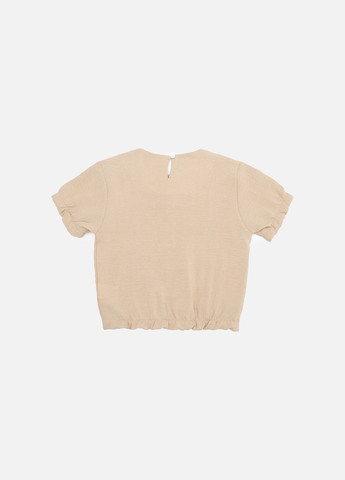 Бежевый летний костюм с брюками для девочки цвет бежевый цб-00243480 Bobby