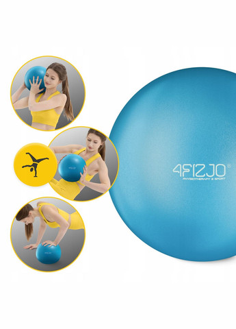М'яч для пілатесу, йоги, реабілітації 22 см Blue (P-5907739310521) 4FIZJO (315826056)