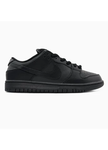 КРОСІВКИ ЖІНОЧІ NIKE DUNK LOW PRO SB TRIPLE BLACK НАЙК ДАНК ЧОРНІ No Brand чорні демісезони (391944317)