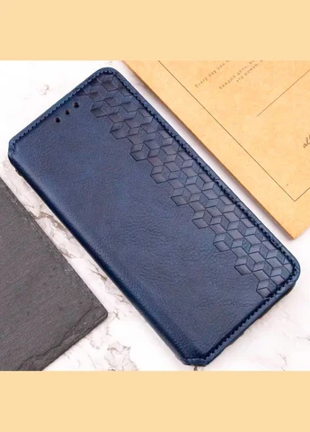 Чехол-книжка Cubic Cover Case для Redmi 13C / Poco C65 Blue [100967] Getman (399210644)
