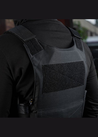 Чехол бронежилета низкопрофильный Black Medium M-TAC (316320323)