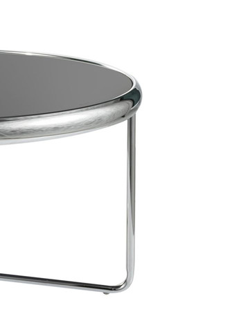 Журнальний столик SCARLET Чорний / Хром діаметр 74 SCARLETCCH Signal (372178033)